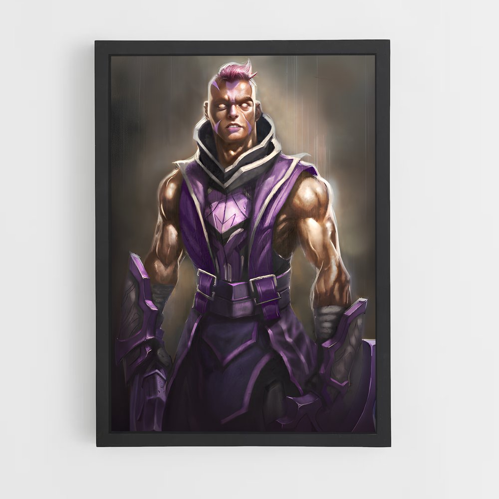 Poster Mage Anti-Héros – affiche Dota (vue 2)